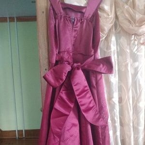 Burgandy formal dress Junior